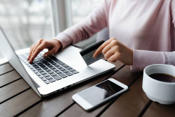 A Girl Working on Laptop