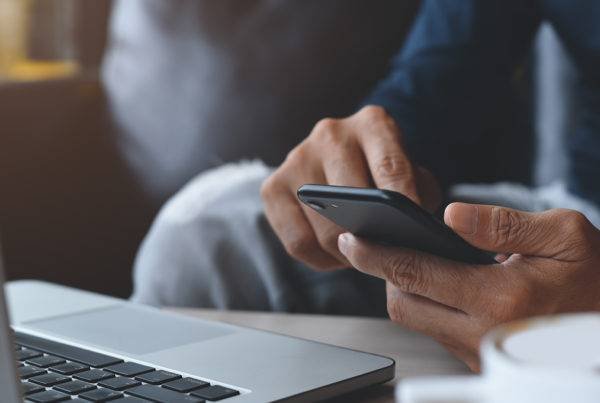 Man Using Mobile Phone