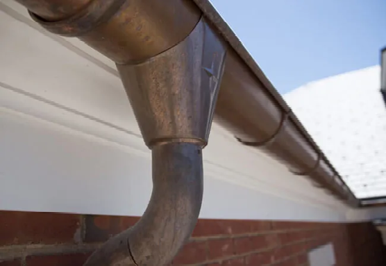 Gutters, part of a structure featuring a gutter