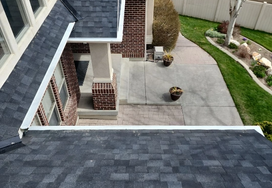 Roof Repair Replacement, Part of a home featuring part of a roof