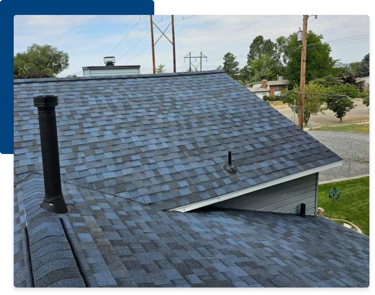 Fast, Reliable Roofing You Can Rely On, an image featuring part of a roof