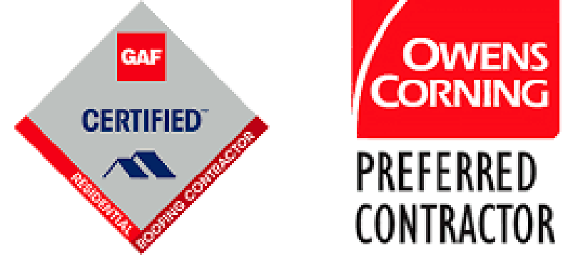 GAF&Owens CorningLogo@2x GAF and Owens Corning logos