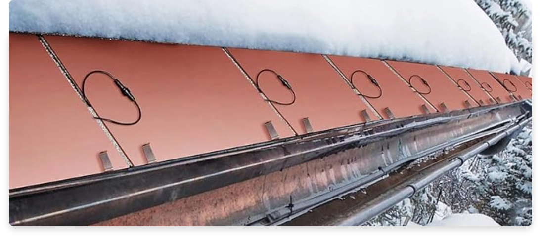 Heat Panels, part of a roof with heat panels on it