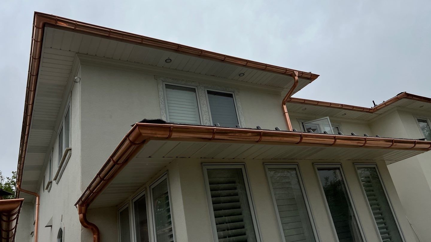 Copper Gutter 4 Ice Melting Cable Systems Installation
