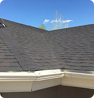 Roof Repair Replacement, Part of a home featuring part of a roof