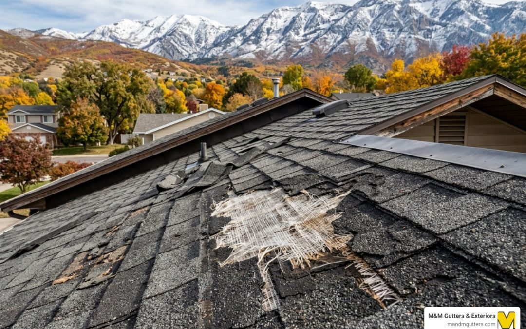 roof granule loss weber county